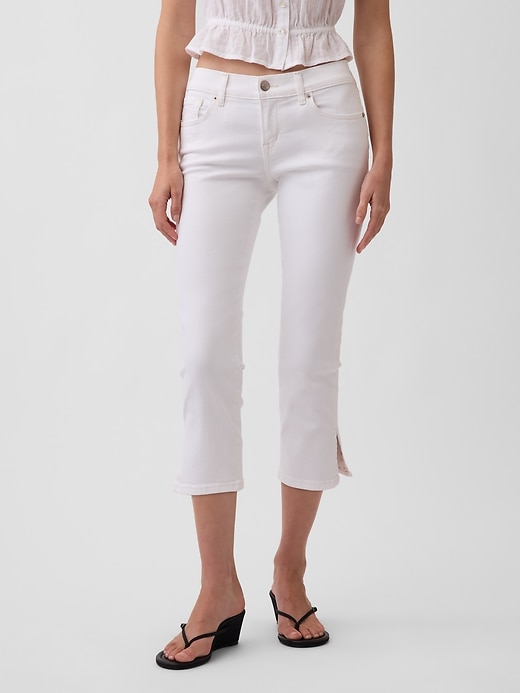Image number 2 showing, Low Rise Capri Jeans