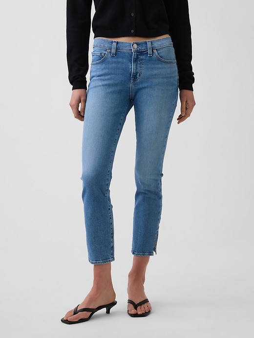 Image number 2 showing, Low Rise Capri Jeans