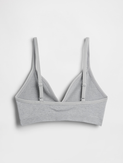 Image number 6 showing, Seamless Rib Triangle Bralette