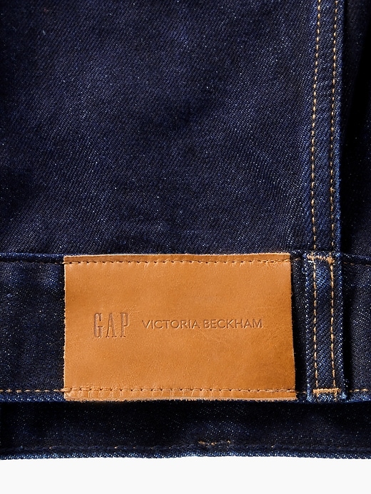 Image number 4 showing, Gap × Victoria Beckham Relaxed Crop Denim Jacket