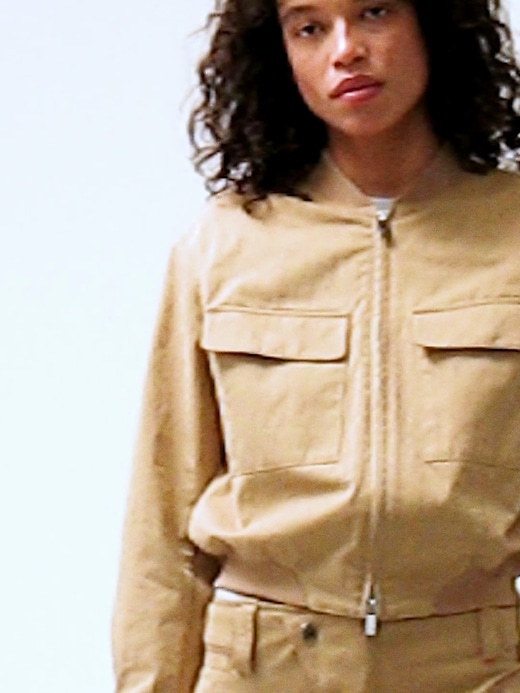 Gap × Victoria Beckham High Rise Cargo Pants | Gap