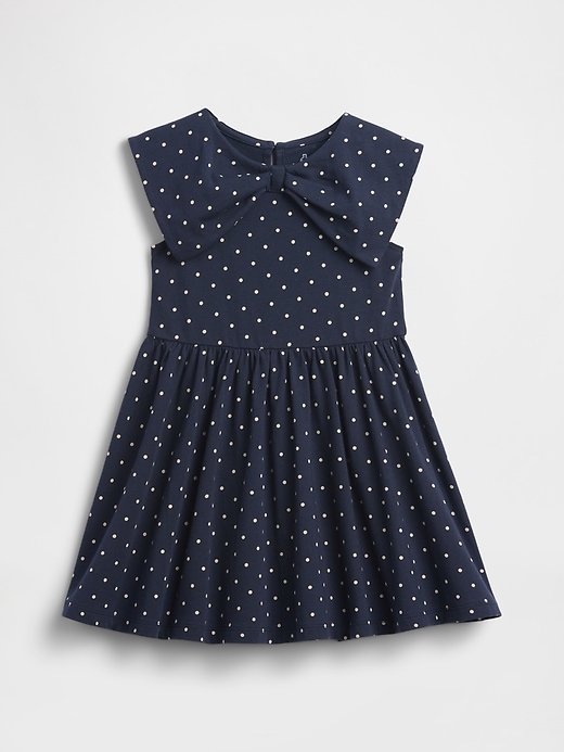 Image number 2 showing, Baby & Toddler Jersey Bow Collar Dress