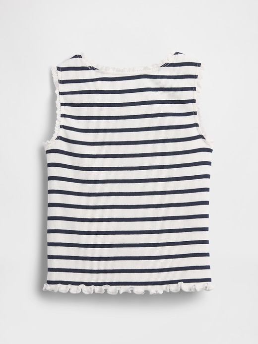 Image number 3 showing, Baby & Toddler Graphic Stripe Rib Tank Top