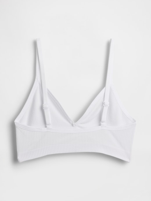 Image number 7 showing, Seamless Rib Triangle Bralette