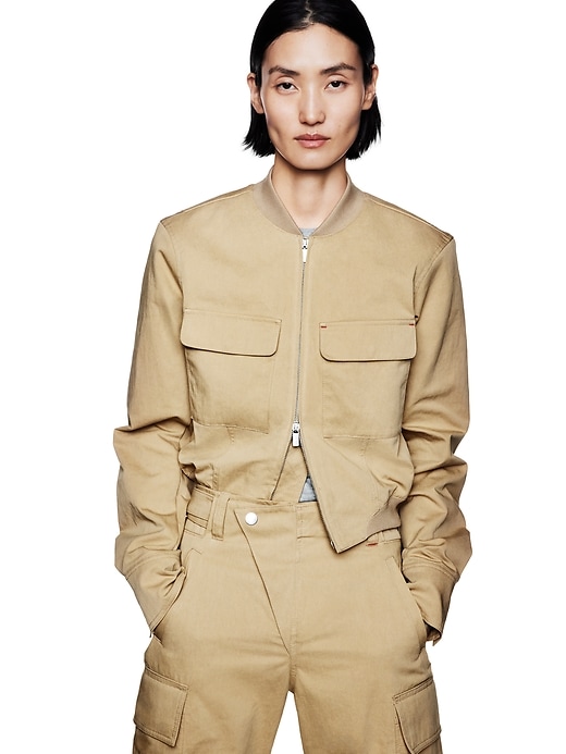 Image number 9 showing, Gap × Victoria Beckham Bomber Jacket