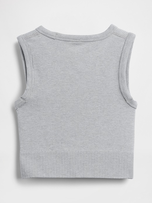 Image number 6 showing, Seamless Rib Crop Tank Top