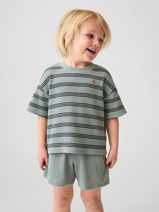 Image number 1 showing, Baby & Toddler Waffle T-Shirt