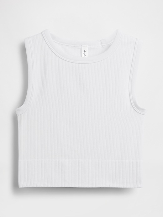 Image number 5 showing, Seamless Rib Crop Tank Top