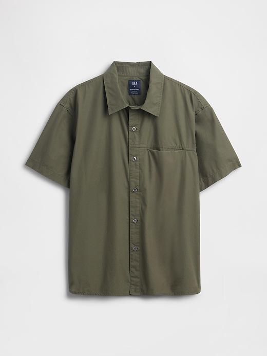 Image number 5 showing, Poplin Relaxed Shirt