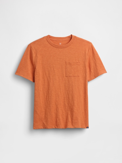 Kids Organic Cotton Pocket T-Shirt