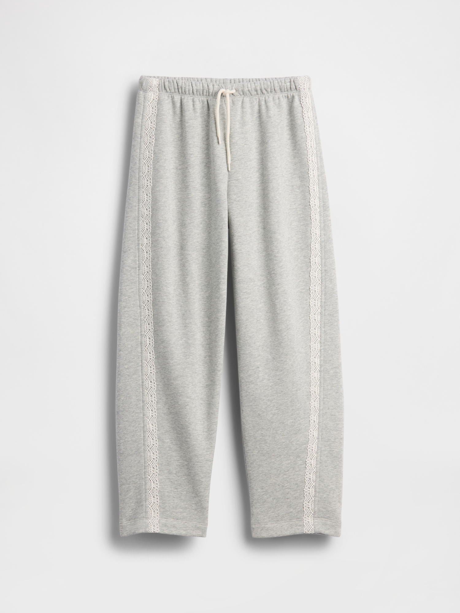 Kids VintageSoft Relaxed Lace-Trim Barrel Joggers