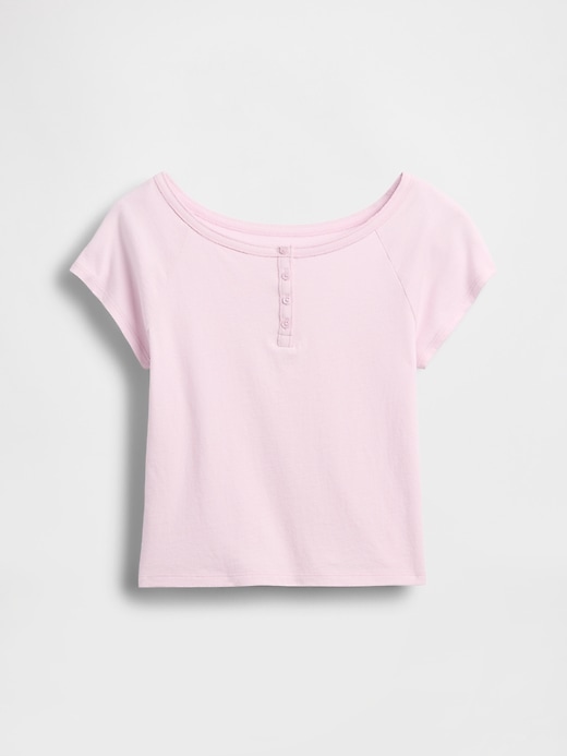 Image number 2 showing, Kids Raglan Henley T-Shirt
