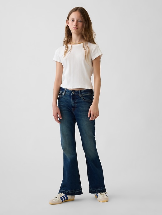 Image number 1 showing, Kids High Rise '70s Flare Jeans