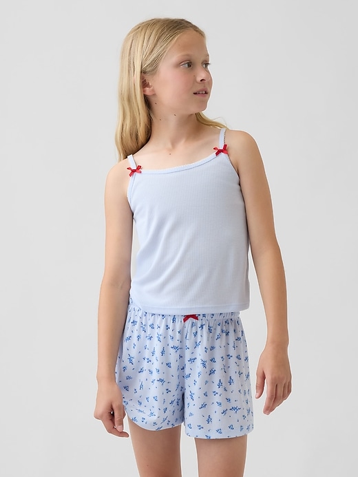 Image number 1 showing, Kids Recycled Rib PJ Tank Top