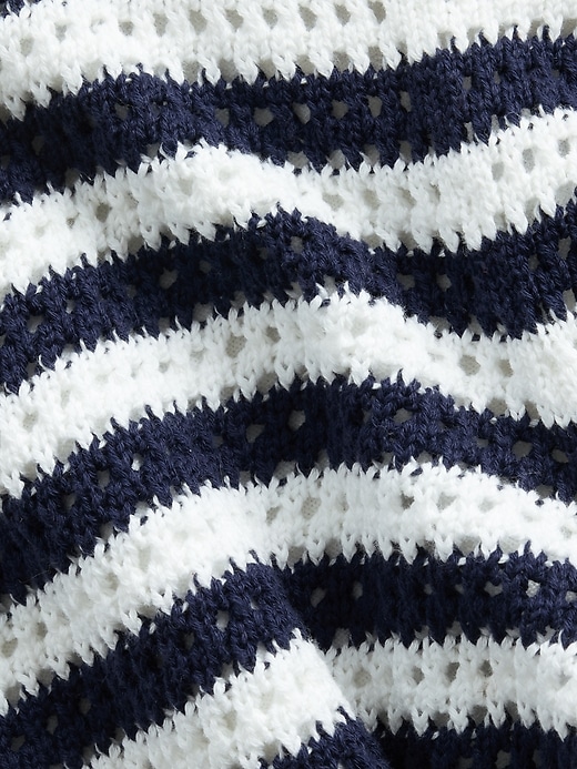 Image number 5 showing, Kids Crochet Stripe Easy Shorts