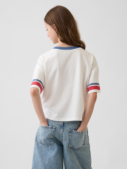 Image number 3 showing, Kids Oversized Graphic T-Shirt