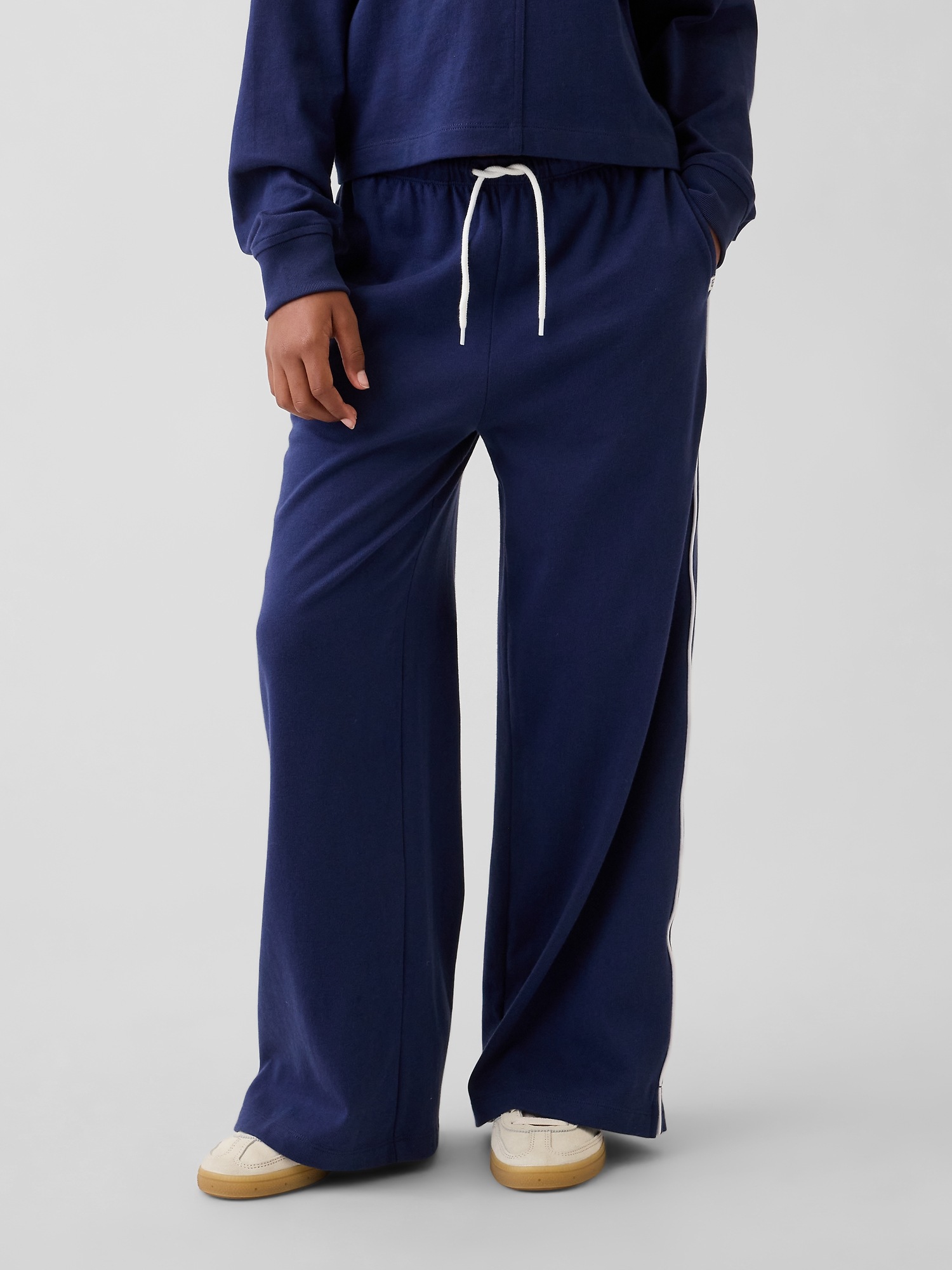 Детские широкие брюки Gap Relaxed Easy — фото 3