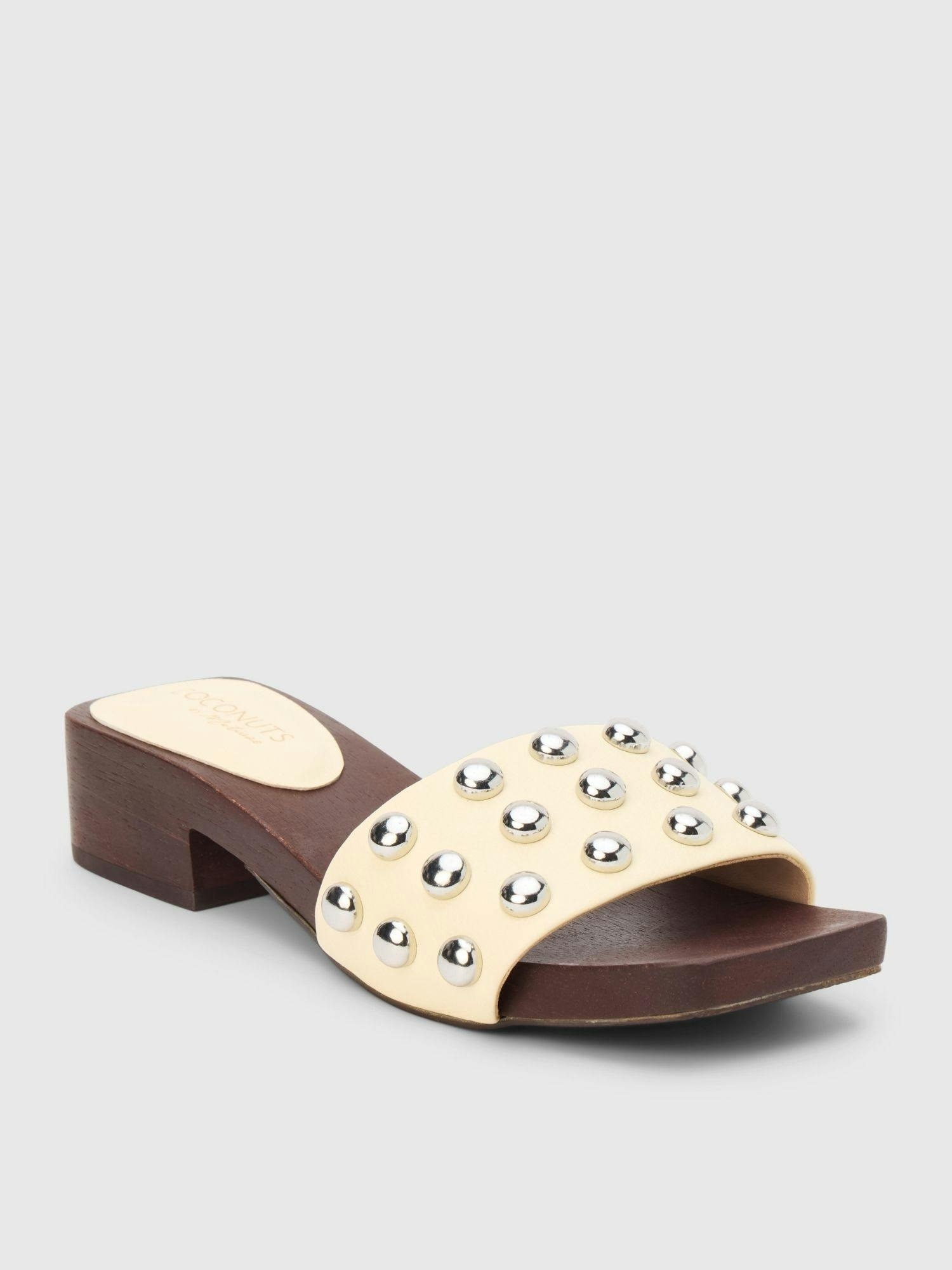 Женские сандалии Gap Fiora Heeled Sandal, цвет: Сливочный — фото 2