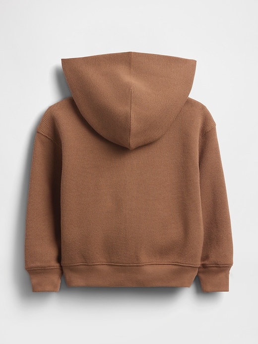 Image number 3 showing, Baby & Toddler Waffle Zip Hoodie