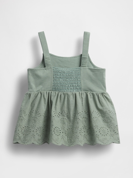 Image number 3 showing, Baby & Toddler Eyelet Hem Top