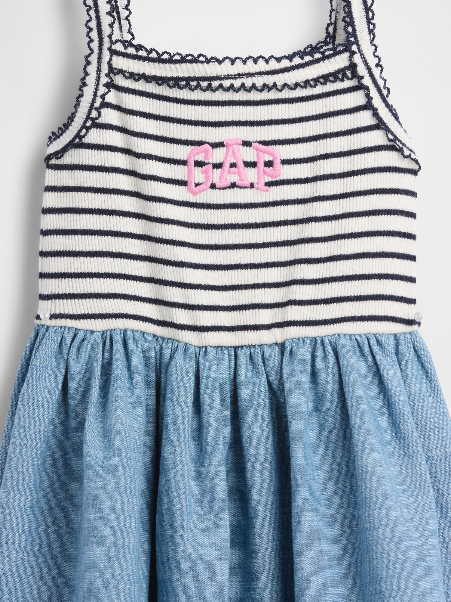 Baby & Toddler Mixed Media Apron Dress