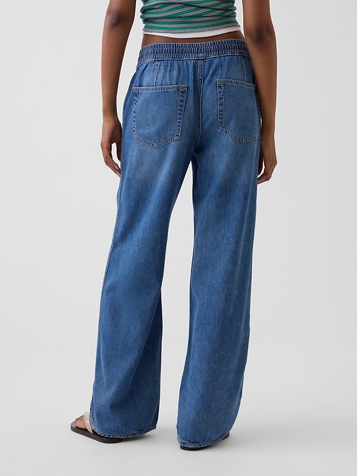 Image number 4 showing, Low Rise UltraSoft '90s Loose Easy Dolphin-Hem Jeans