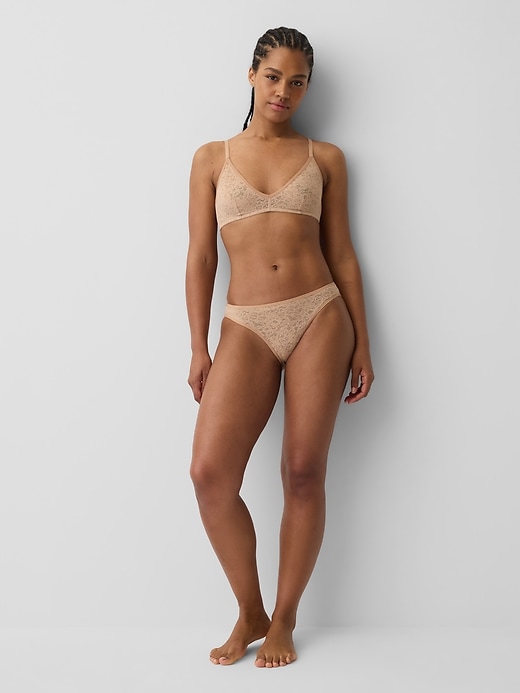Image number 4 showing, Lace Plunge Bralette