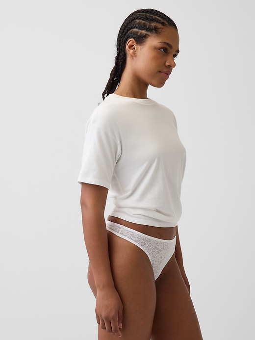 Image number 2 showing, Lace Thong