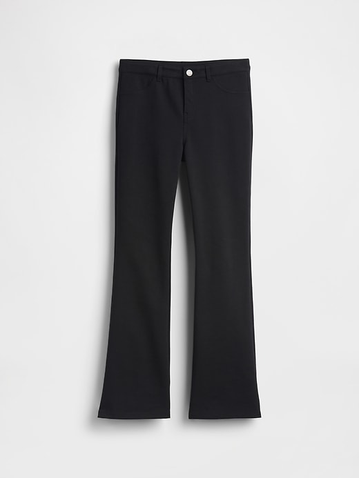 Image number 2 showing, Kids Uniform Ponte Flare Pants