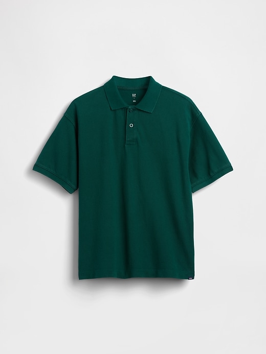 Image number 2 showing, Kids Relaxed Pique Polo Shirt