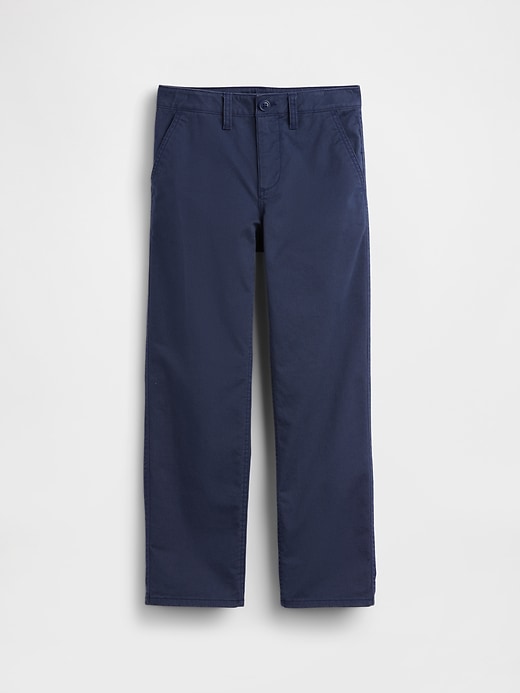 Image number 2 showing, Kids Modern Relaxed Straight Khakis