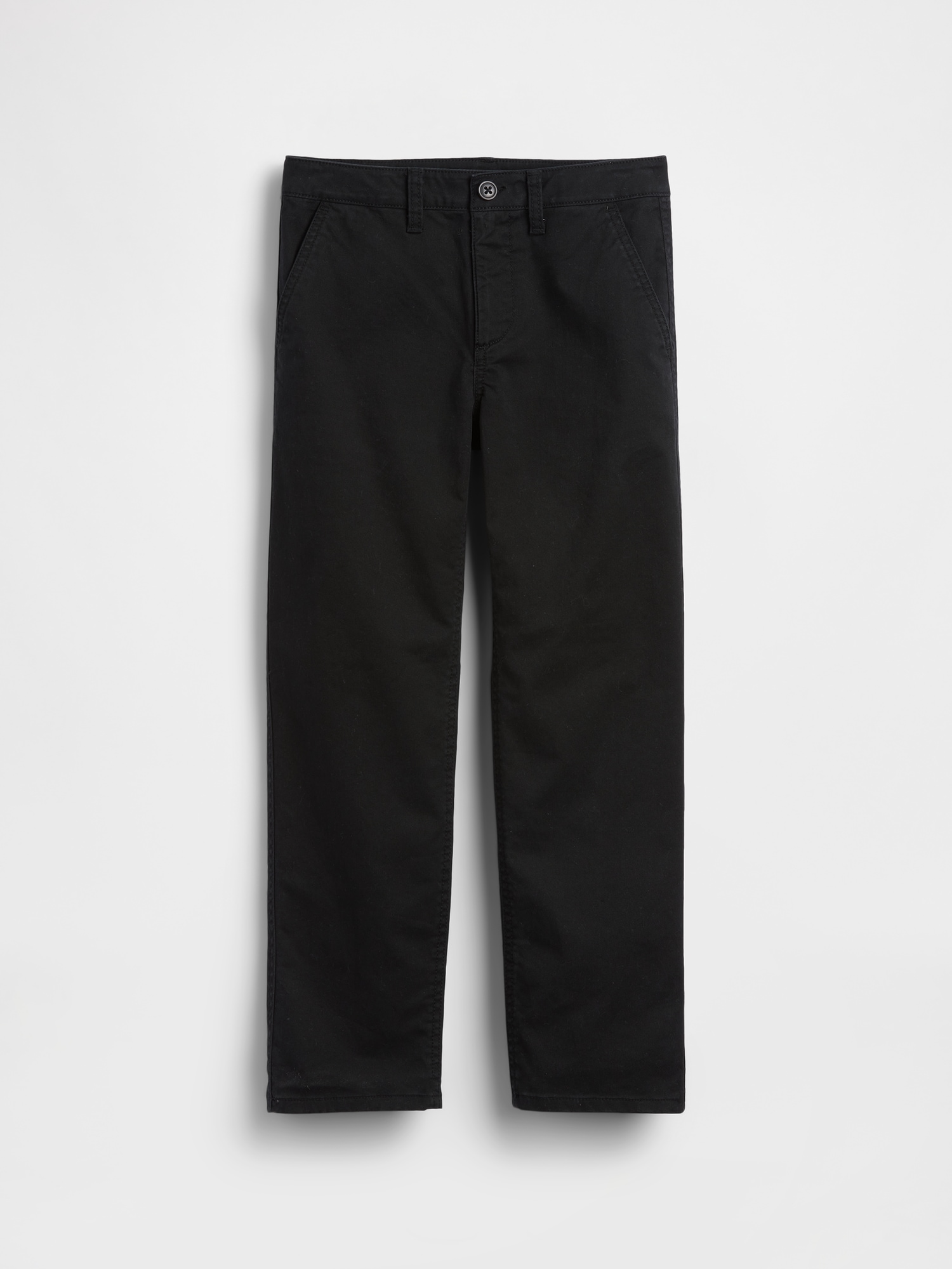 Детские брюки Gap Kids Modern Uniform Relaxed Straight Khakis — фото 2