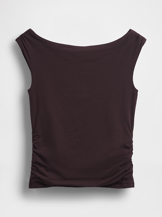 Image number 4 showing, CloseKnit Jersey Ruched Crop Top