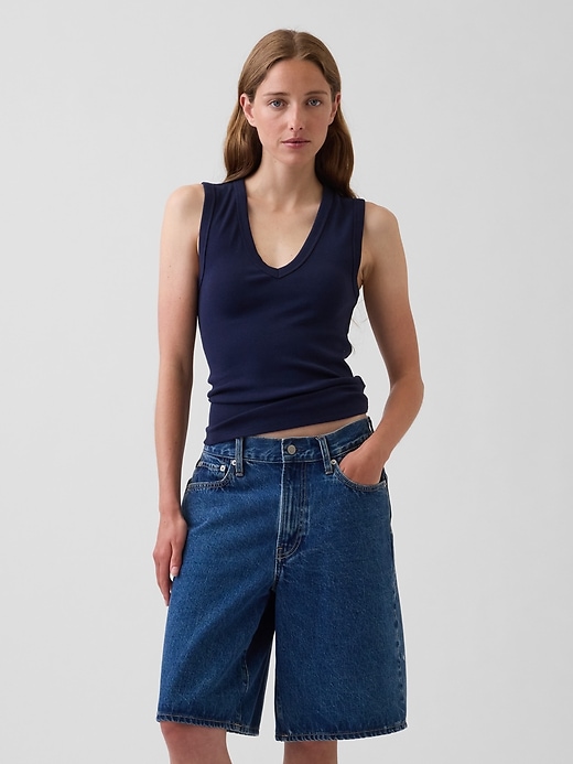 Image number 1 showing, Modern V-Neck Tank Top