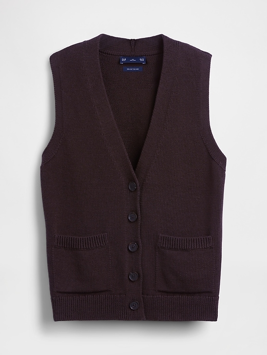 Image number 5 showing, 100% Cotton Pocket Sweater Vest