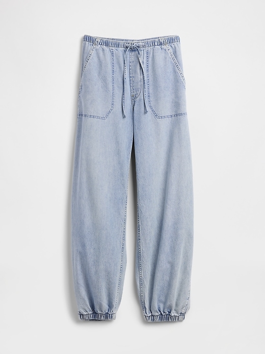 Image number 5 showing, UltraSoft Denim Easy Barrel Joggers