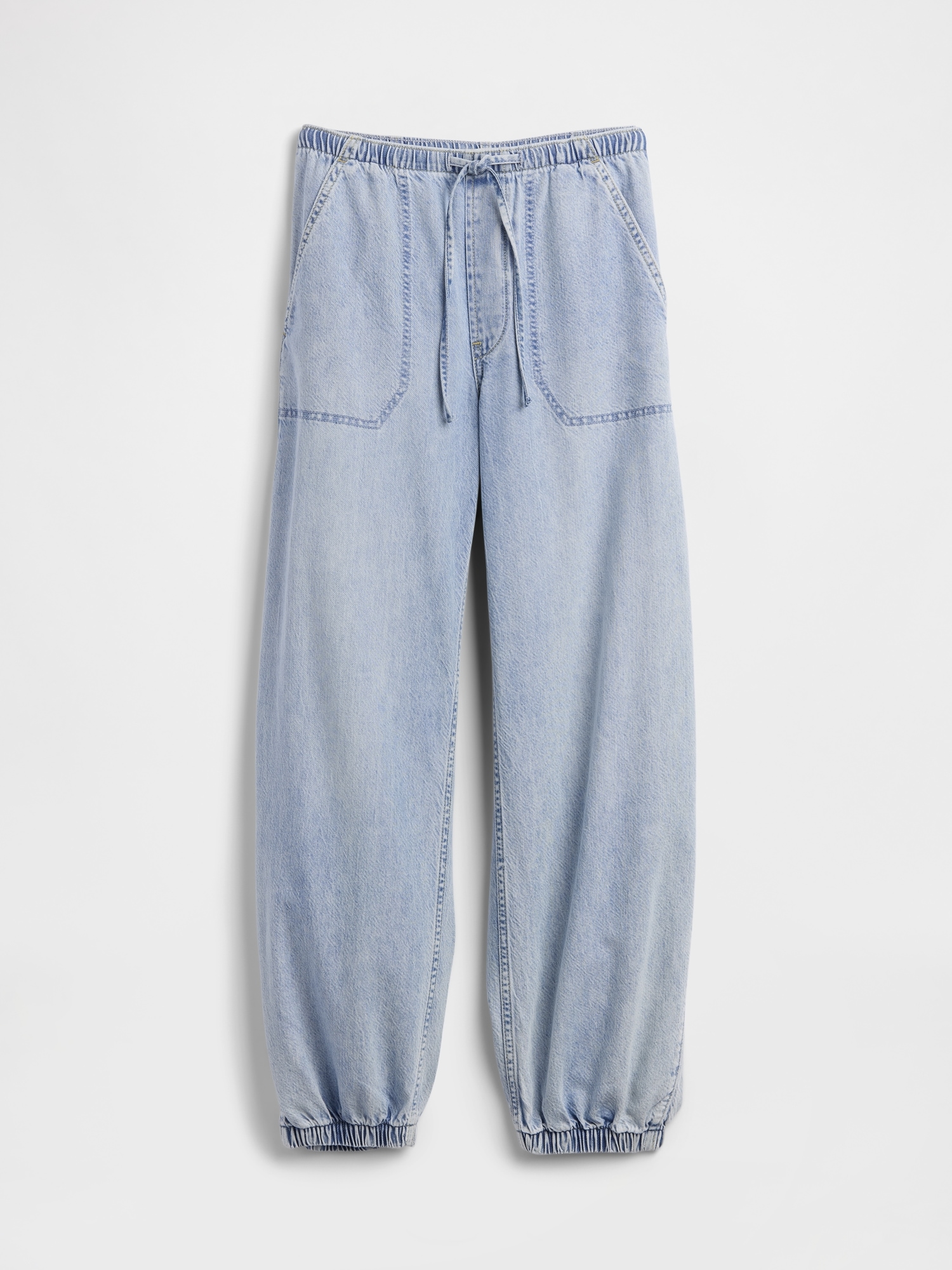 Женские джинсы Gap UltraSoft Denim Easy Barrel Joggers — фото 5