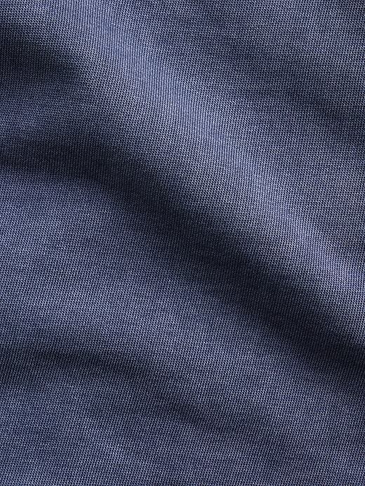 Image number 3 showing, French Terry Oversized V-Neck Sweatshirt