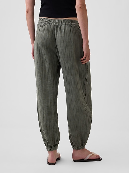 Image number 4 showing, Cotton Gauze Easy Joggers