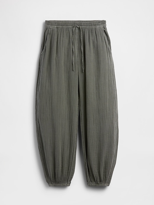 Image number 5 showing, Cotton Gauze Easy Joggers