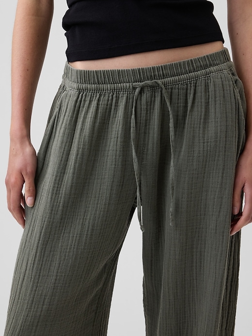 Image number 7 showing, Cotton Gauze Easy Joggers