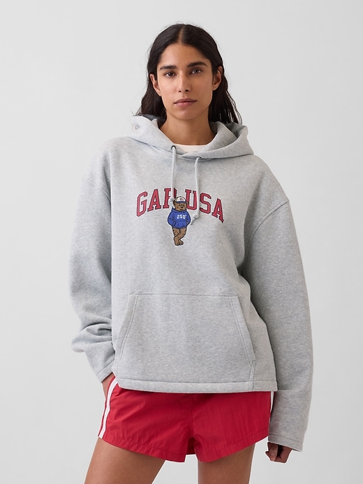 Image number 5 showing, VintageSoft Oversized Americana Logo Hoodie