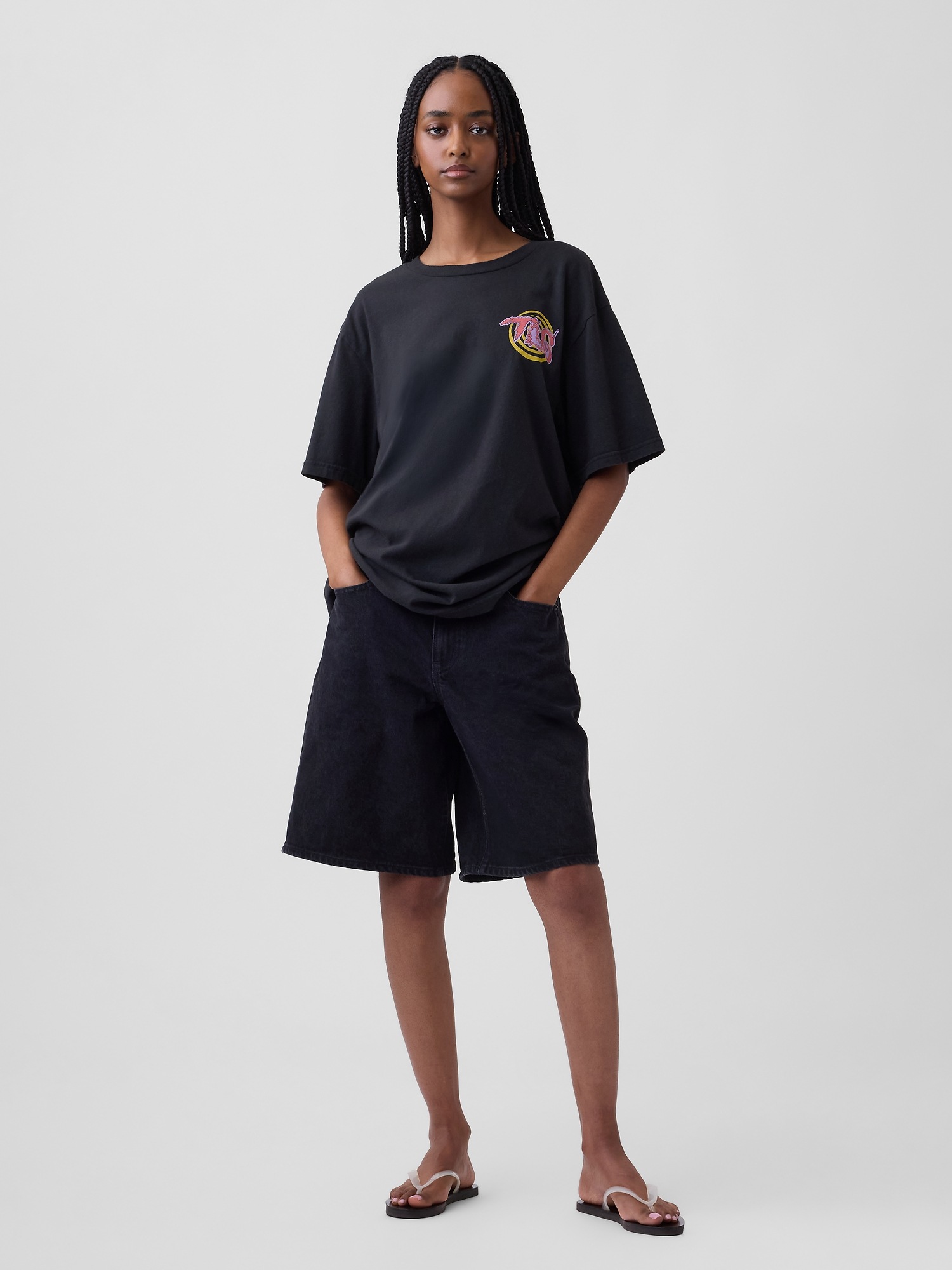 Мужские футболки Gap TLC Relaxed Graphic T-Shirt — фото 5