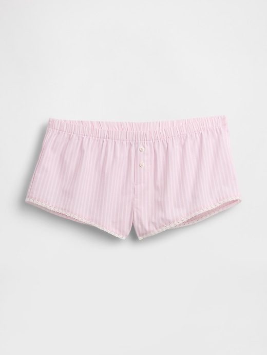Image number 6 showing, Poplin Stripe Bloomer PJ Shorts