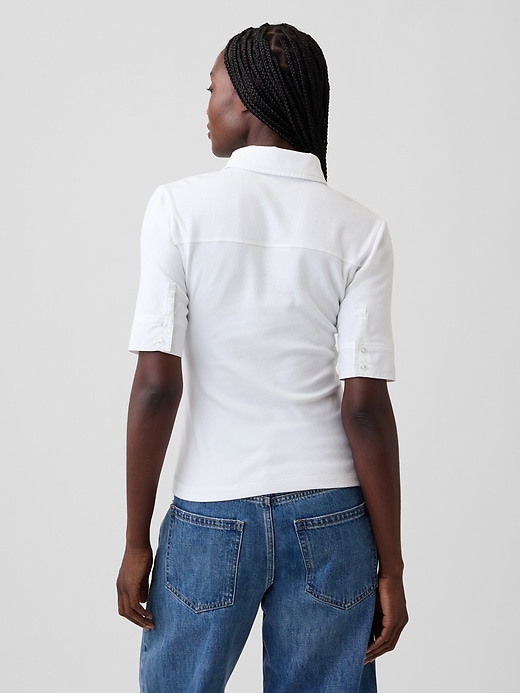 Image number 3 showing, Modern Elbow-Sleeve Utility T-Shirt