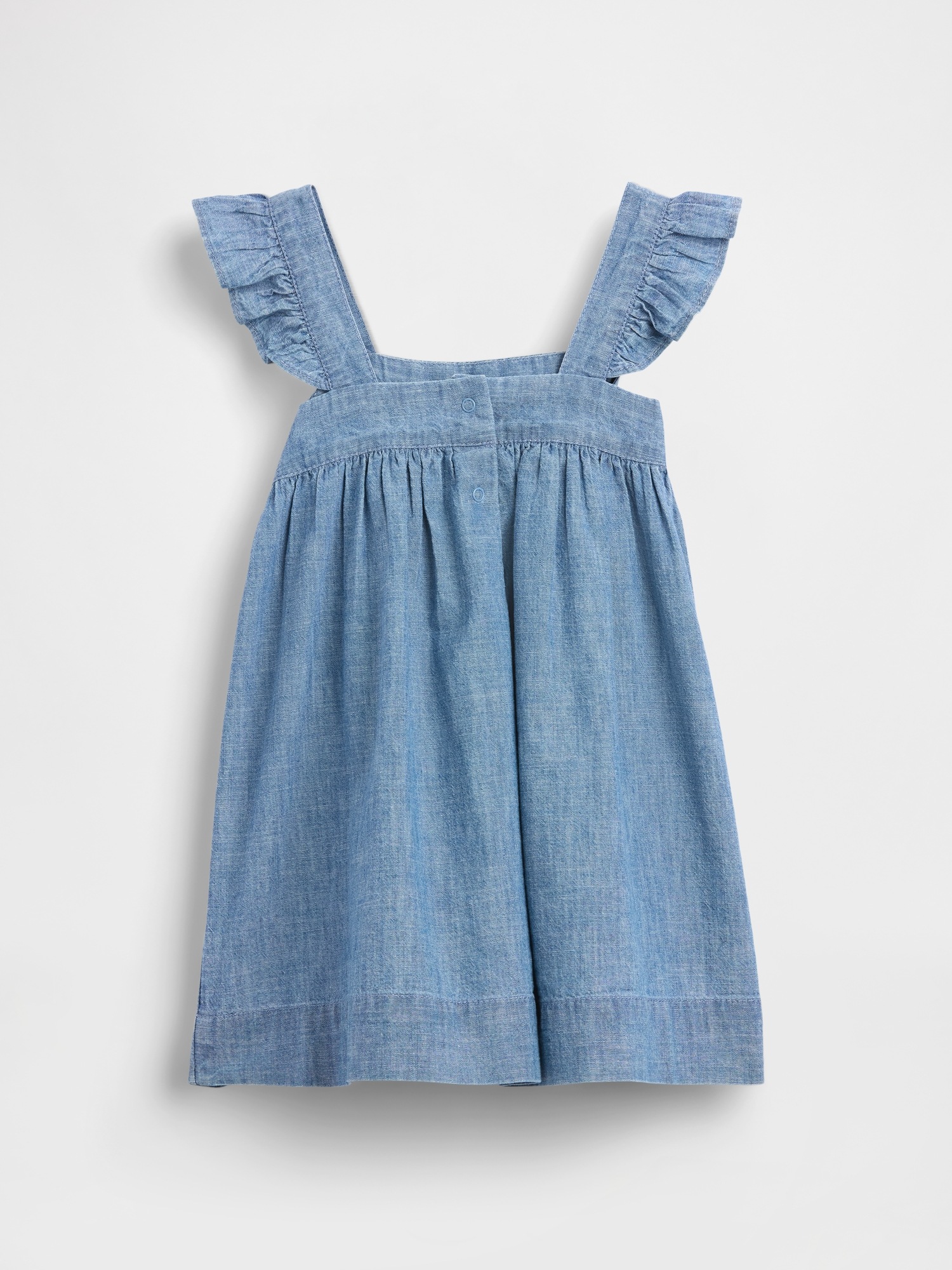 Детские платья Gap Baby & Toddler Embroidered Denim Dress — фото 3
