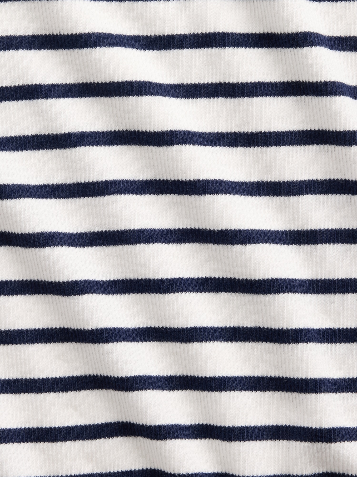 Детская футболка Gap Embroidered Rib, цвет: Тёмно-синий полосатый — фото 5