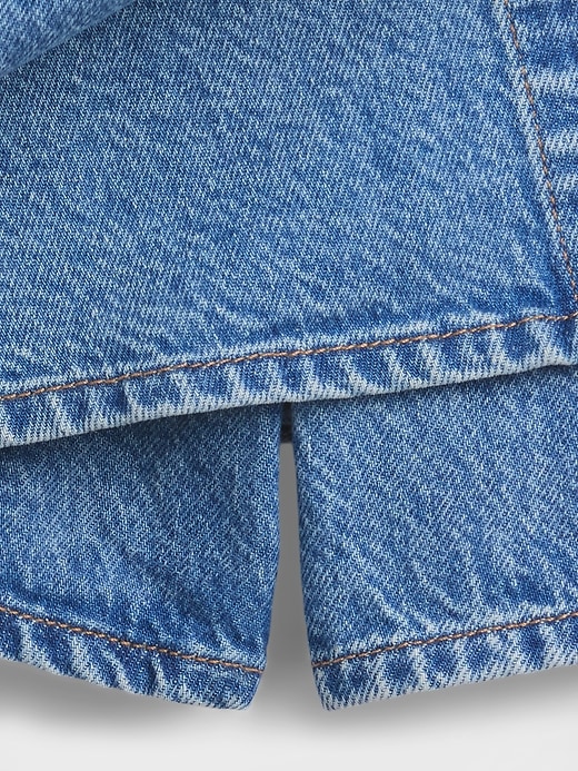 Image number 4 showing, Kids Denim Wrap Skort
