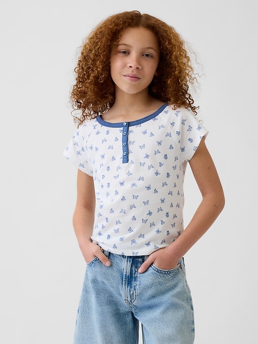 Kids Raglan Henley T-Shirt from GAP - $22