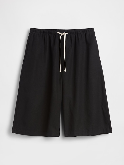 Image number 5 showing, Linen-Blend Relaxed Easy Culotte Pants